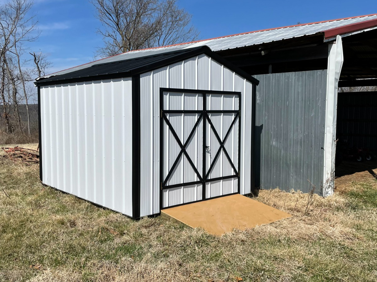 8x12 metal shed in fayetteville arkansas crestwood storage barns