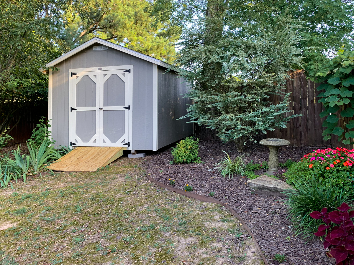 custom shed idea wood storage shed in arkansas 1