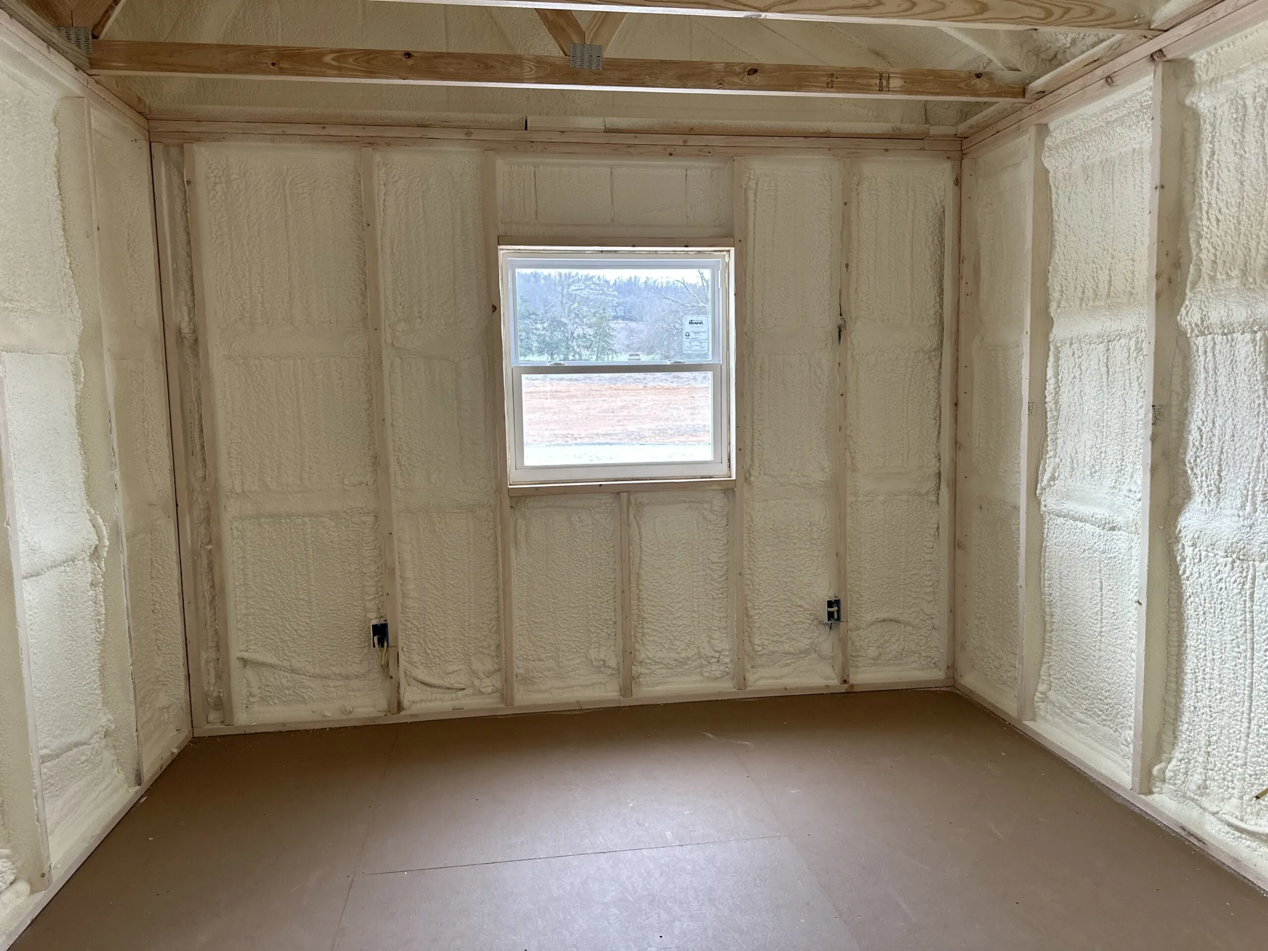 tiny house shed insulation 10