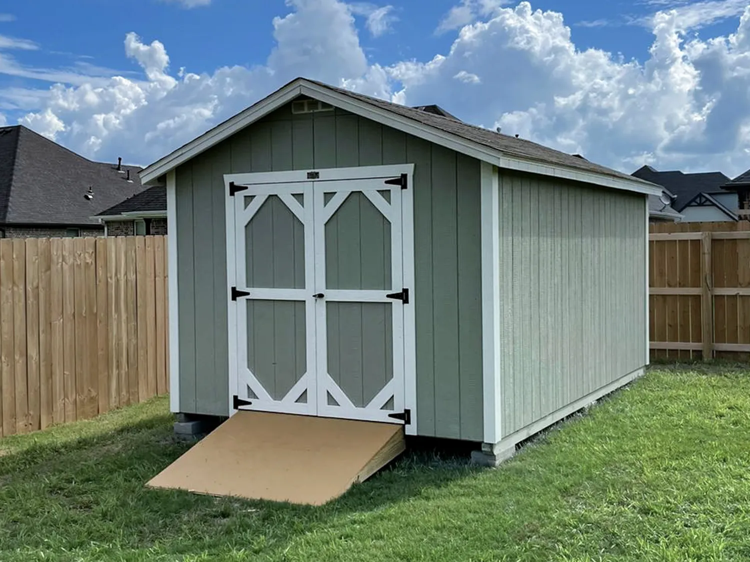 wood a frame storage building bentonville arkansas